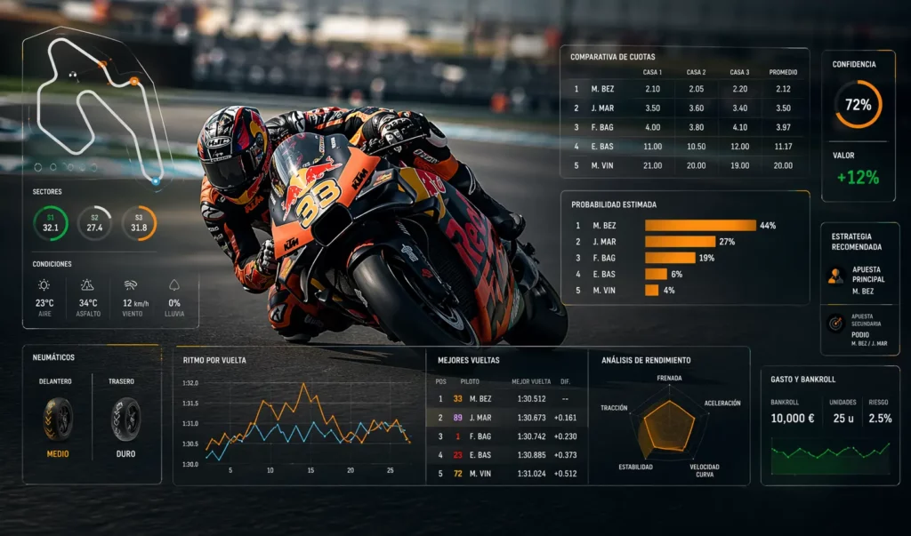 Estrategias específicas para MotoGP