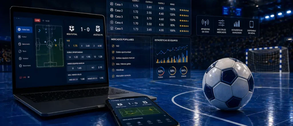 Mejores casas de apuestas para futsal