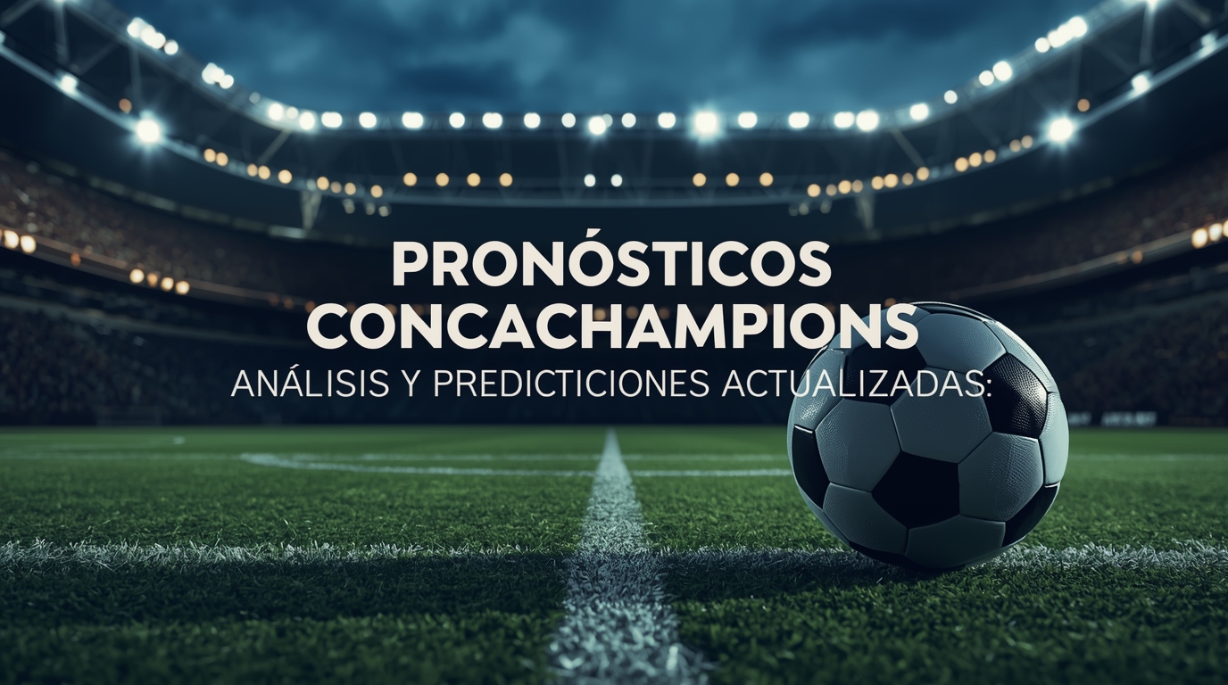 Pronósticos Concachampions Análisis y Predicciones Actualizadas