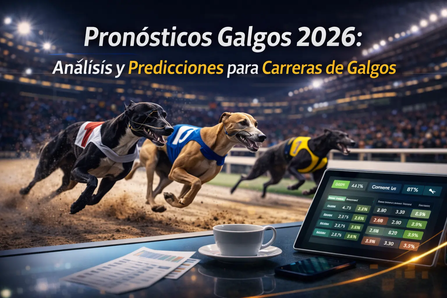 Pronósticos de carreras de galgos para 2026: predicciones, análisis de canódromos y consejos para apostar.