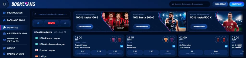Champions League Boomerang Bet