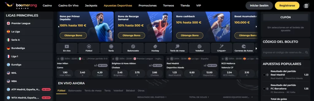 Kings League Boomerang Casino