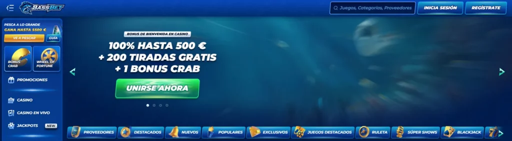 BassBet Plataforma múltiples mercados