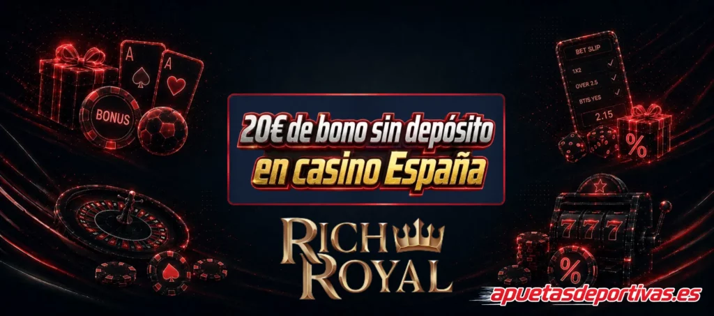 RichRoyal 20 euro bonus