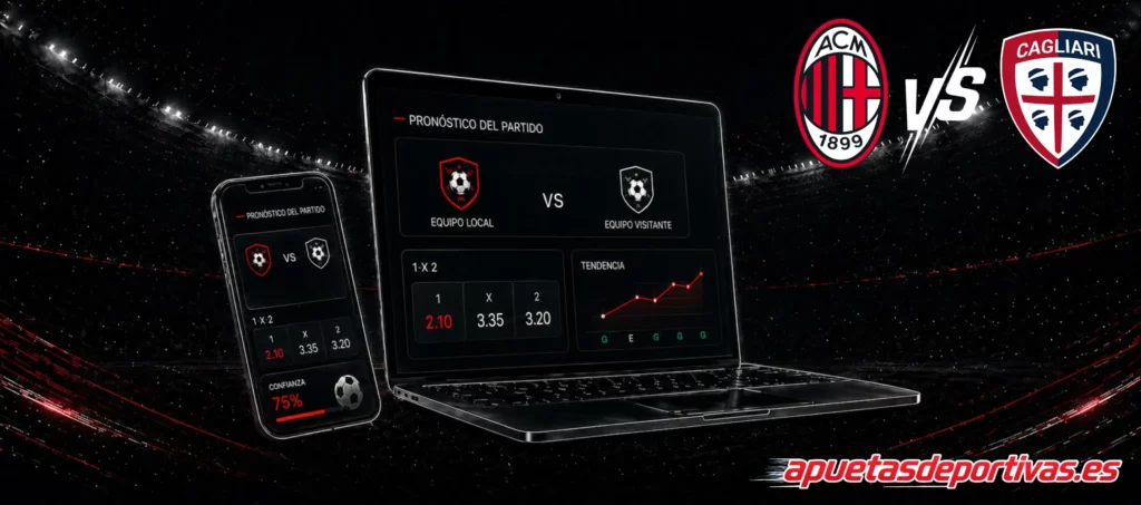 Pronósticos detallados AC Milan vs Cagliari