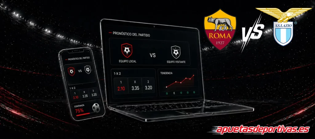 Pronósticos detallados AS Roma vs Lazio
