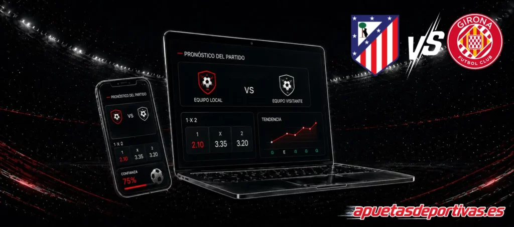 Pronósticos detallados Atlético de Madrid vs Girona