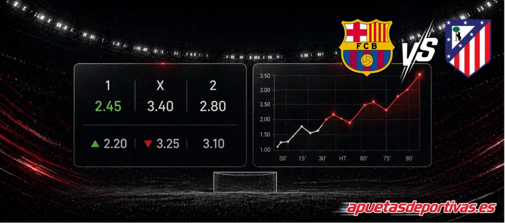 Pronóstico principal del partido Barcelona F vs Atlético de Madrid F