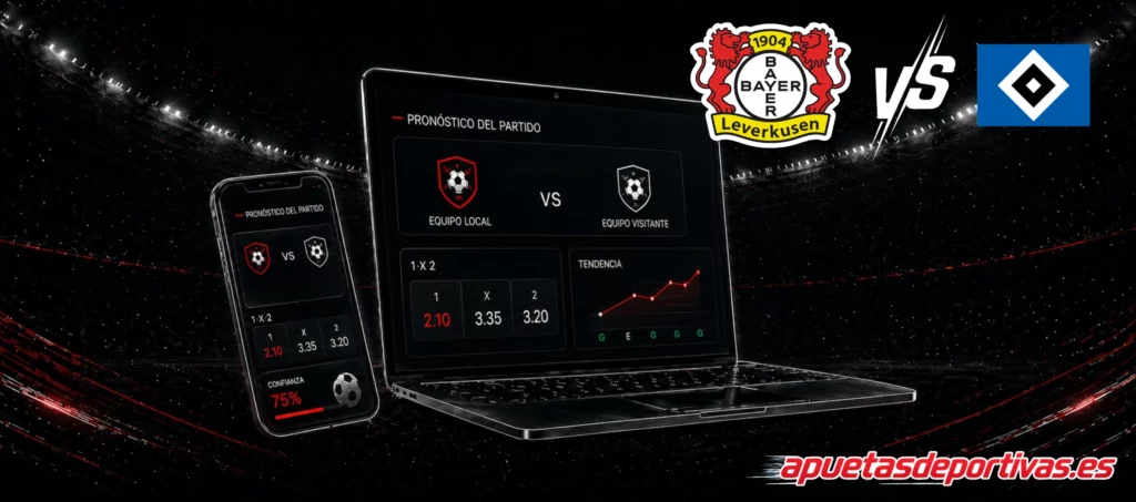 Pronósticos detallados Bayer Leverkusen vs Hamburger SV