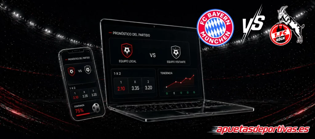 Pronósticos detallados Bayern Munich vs FC Koln
