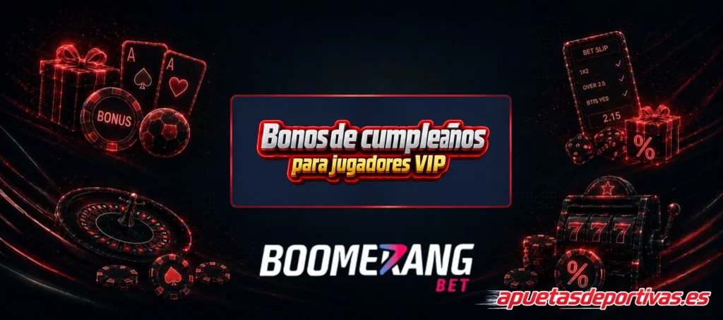 Bonos de cumpleaños para jugadores VIP