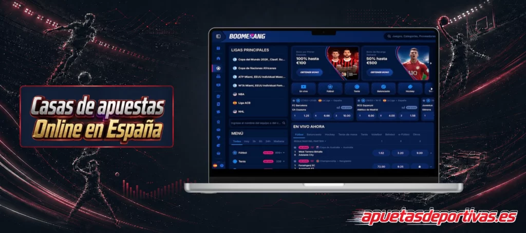 Casas de apuestas en directo para fútbol y deportes online