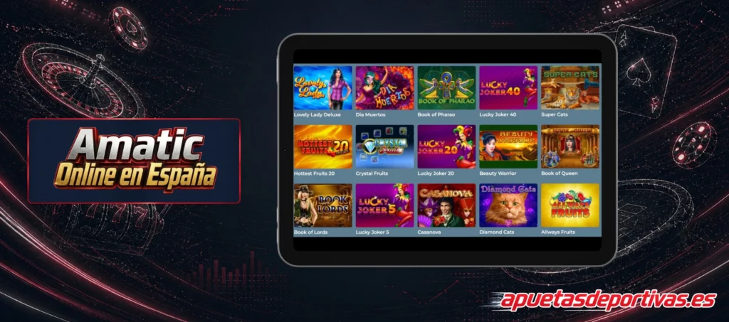 Catálogo Completo de Juegos Amatic