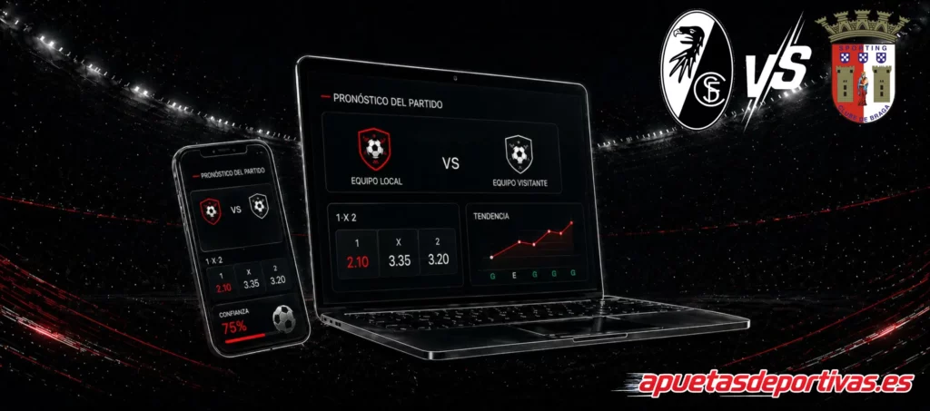 Pronósticos detallados Friburgo vs SC Braga