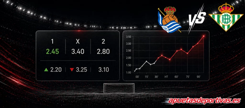 Información del partido Real Sociedad vs Real Betis