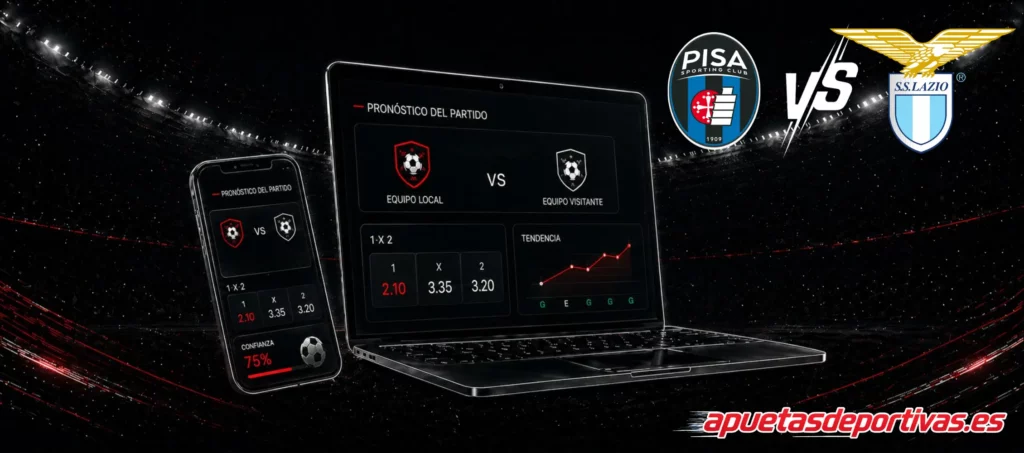 Pronósticos detallados Lazio vs Pisa