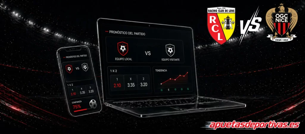 Pronósticos detallados Lens vs Nice
