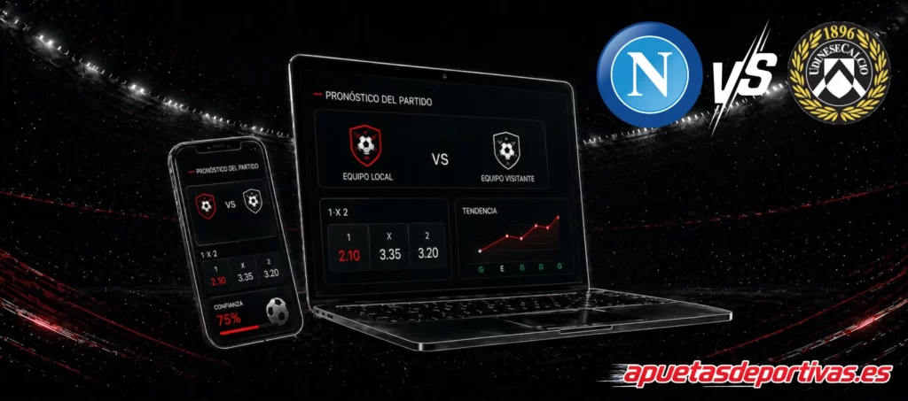Pronósticos detallados Napoli vs Udinese