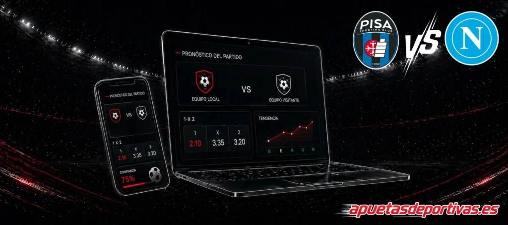 Pronósticos detallados Pisa vs Napoli