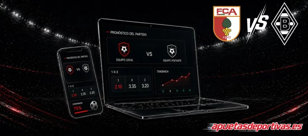 Pronósticos detallados Augsburg vs B. Monchengladbach