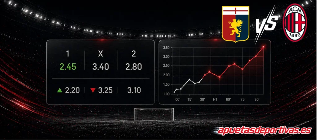 Pronóstico principal del partido Genoa vs AC Milan