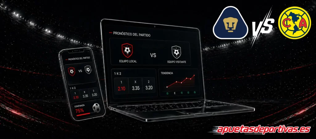 Pronósticos detallados UNAM Pumas vs Club América