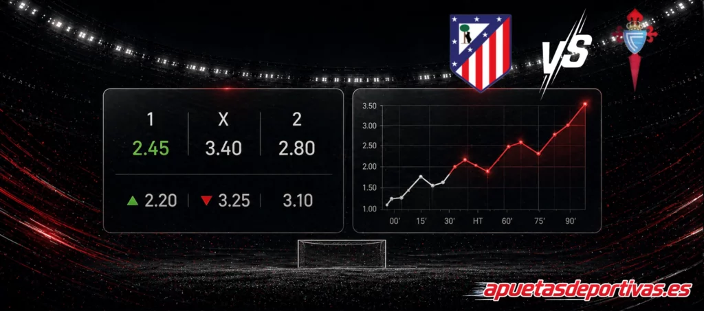 Pronósticos detallados Atlético de Madrid vs Celta de Vigo