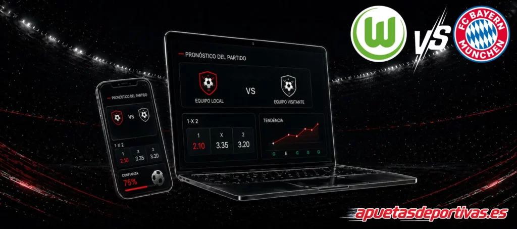 Pronósticos detallados Wolfsburg vs Bayern Munich