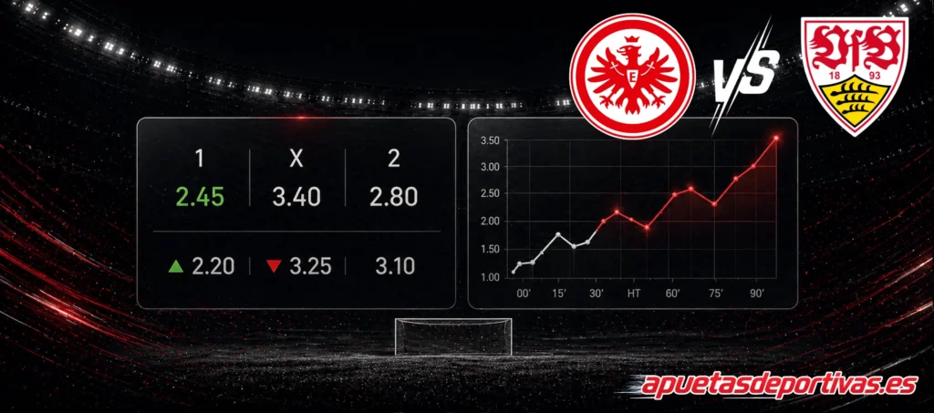 pronóstico del partido Eintracht Frankfurt Stuttgart