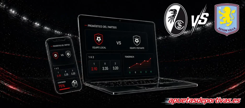 predicciones Friburgo vs Aston Villa