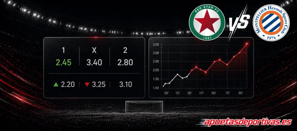 pronóstico del partido Red Star Montpellier