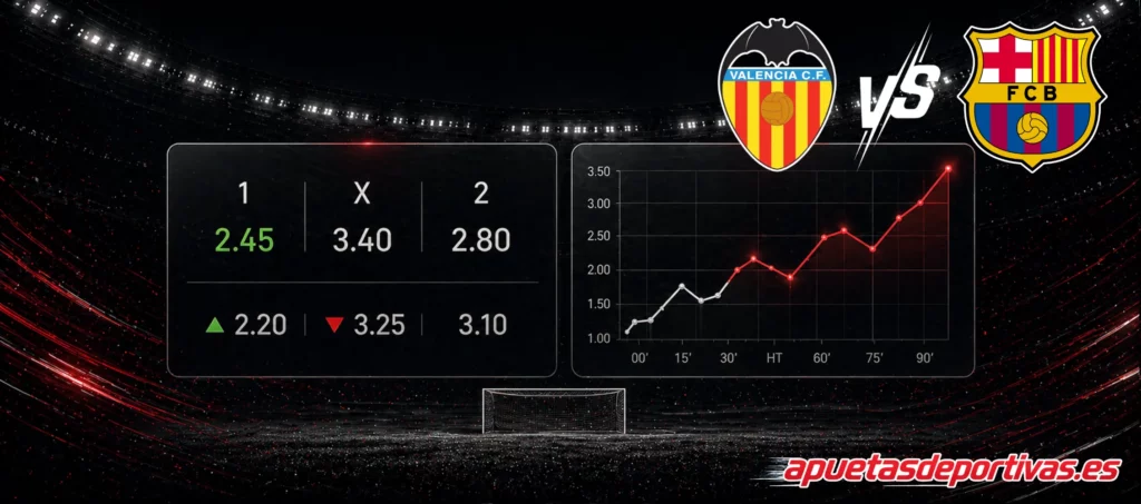 pronóstico del partido Valencia Barcelona