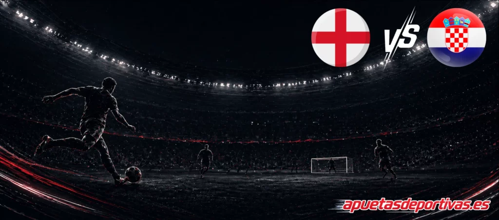 Información del partido Inglaterra vs Croacia