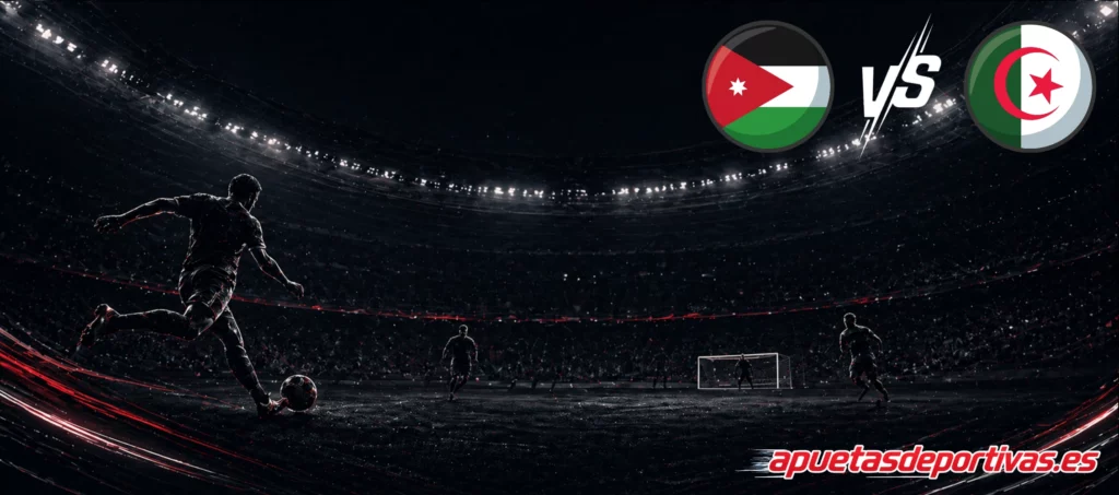 Información del partido Jordania vs Argelia