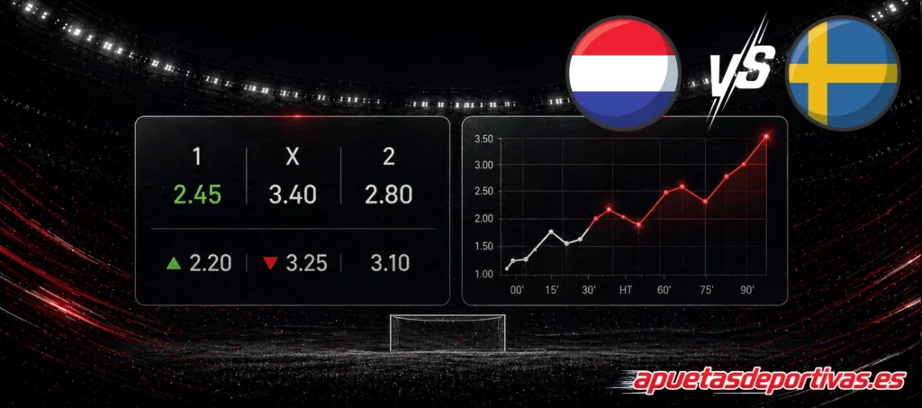 Países Bajos vs Suecia