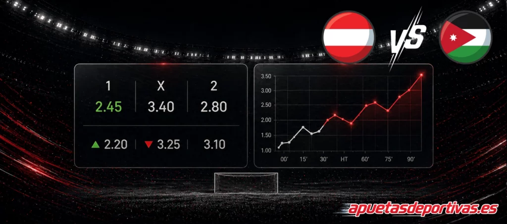 Pronósticos detallados Austria vs Jordan