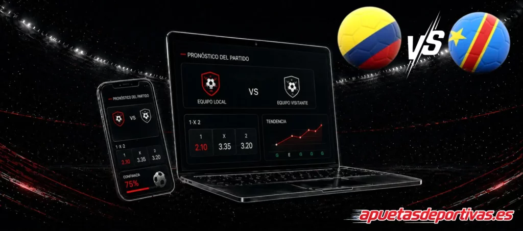 Pronósticos detallados Colombia vs RD Congo