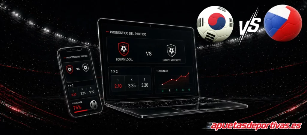 Pronósticos detallados South Korea vs Czech Republic