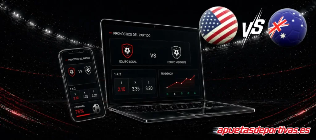 Pronósticos detallados United States vs Australia