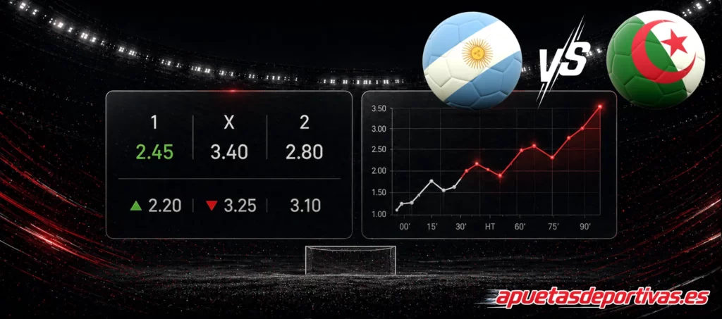 pronóstico del partido Argentina Algeria