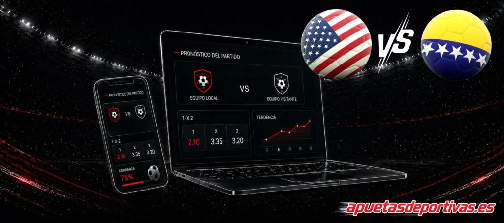 predicciones EE. UU. vs Bosnia-Herzegovina