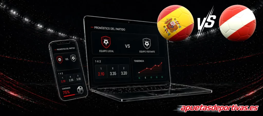 predicciones España vs Austria