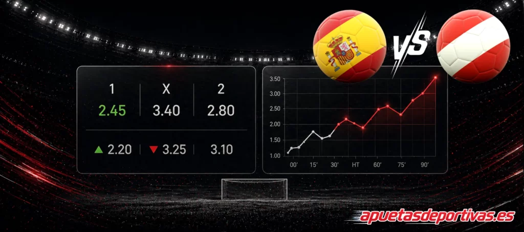 pronóstico del partido España Austria