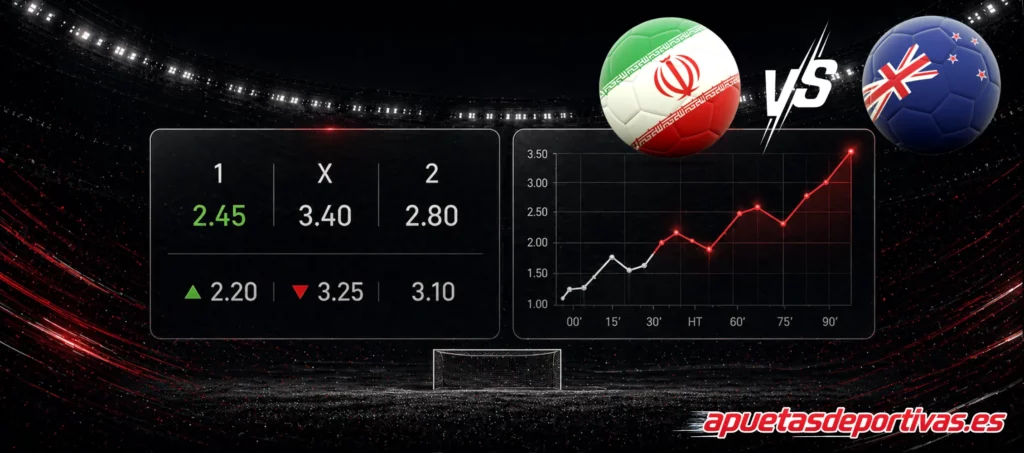 pronóstico del partido Irán Nueva Zelanda