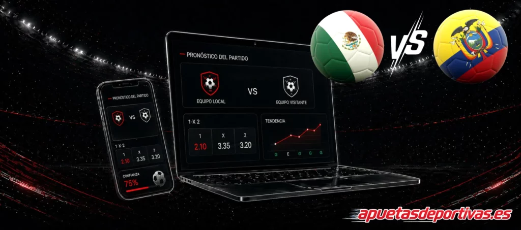 predicciones Messico vs Ecuador