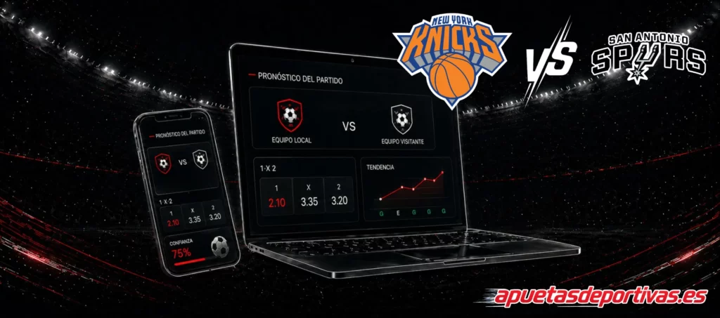 predicción New York Knicks vs San Antonio Spurs