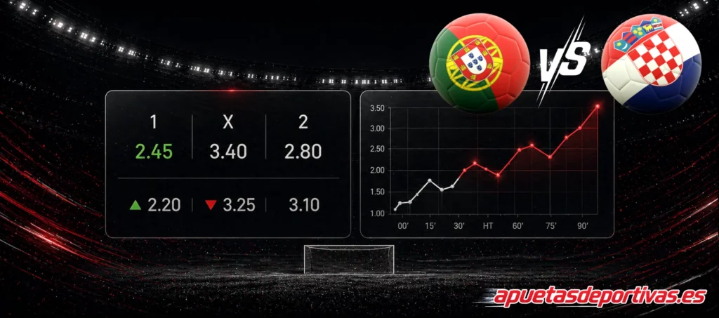 pronóstico del partido Portugal Croacia