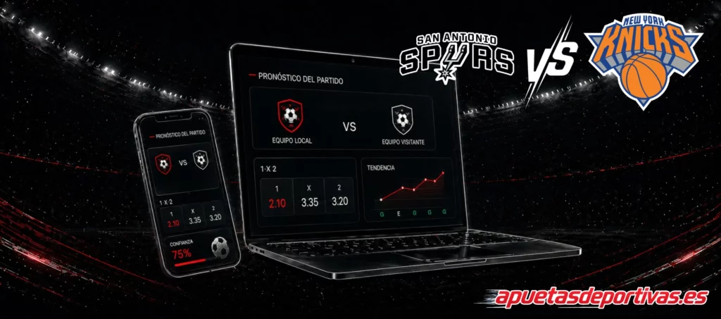 predicción San Antonio Spurs vs New York Knicks