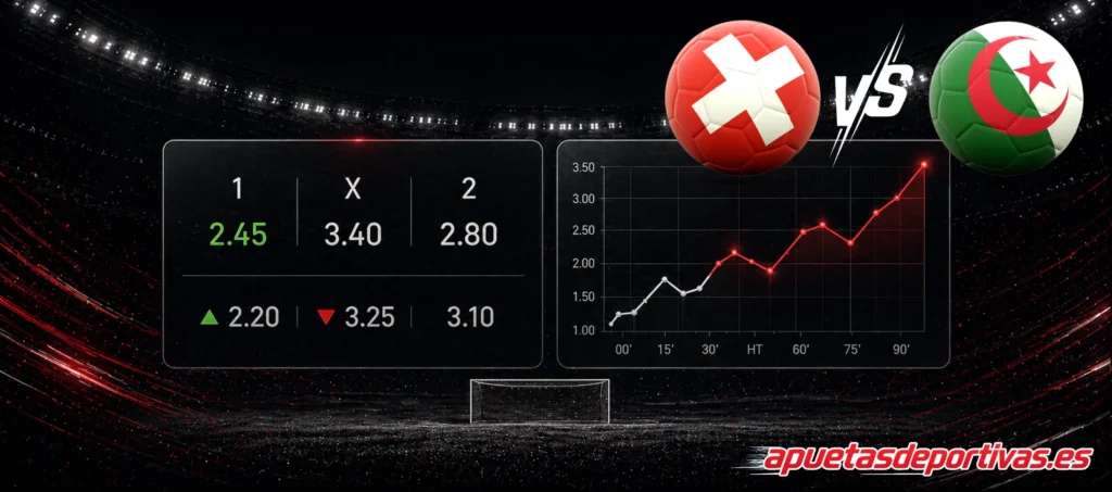 pronóstico del partido Suiza Argelia