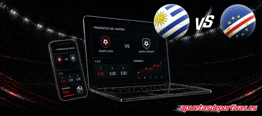 predicciones Uruguay vs Cabo Verde